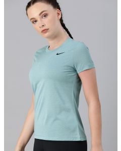 Nike Blue Solid Regular Top